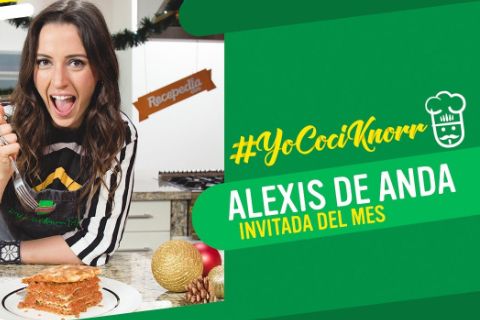 Alexis de Anda en la campaña YoCociKnorr